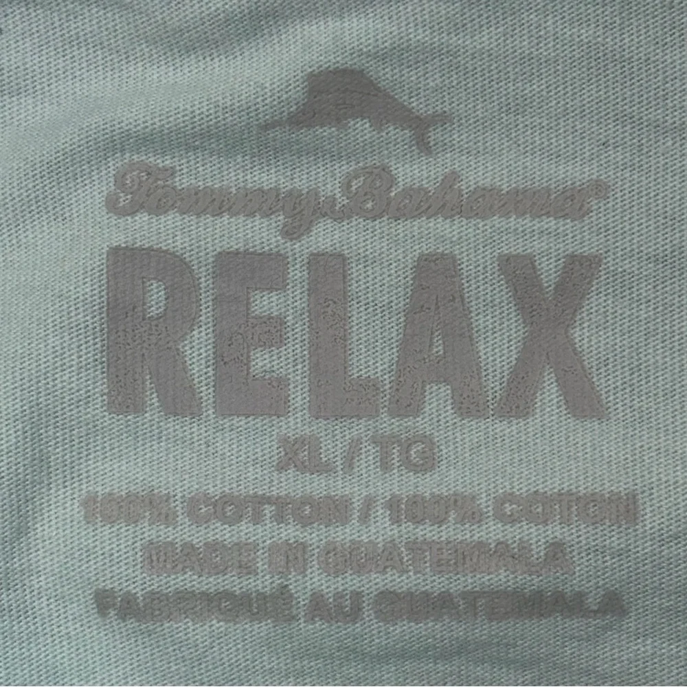 Tommy Bahama T-Shirt "Everyone Deserves A Second Shot" with flaw - Picture 3 of 6